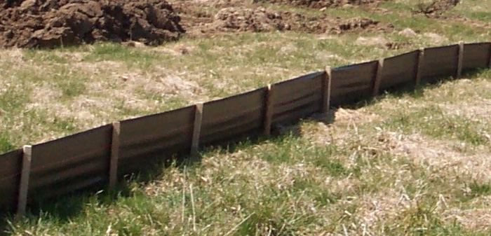 Silt Fence For Erosion Control