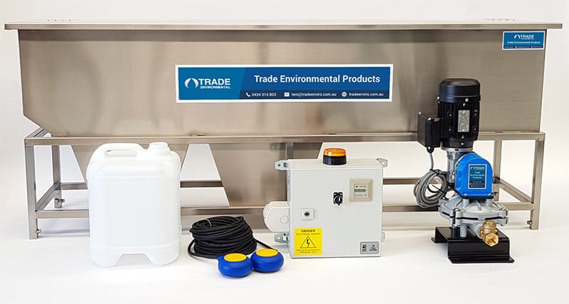 Oil Water Separator with accompanying pump