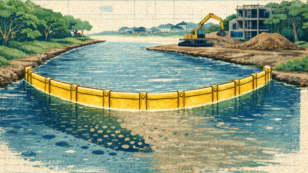 How Silt Curtains Control Sediment in Marine Projects