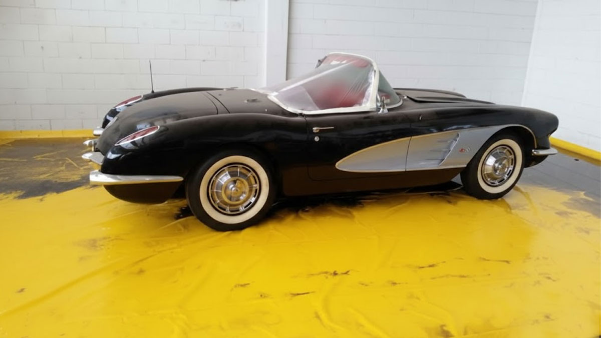 Custom 10m x 5m relocatable vehicle wash mat deployed at City Wide Detailing facility.