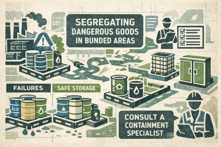 Segregating Dangerous Goods In Bunded Areas