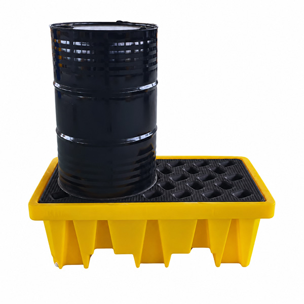 2 Drum Spill Pallet with Drum