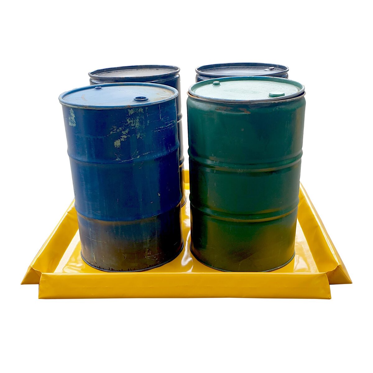 Temporary Bunding – Portable Spill Containment Mat Temporay Spill Bund - short-term spill containment and drum storage